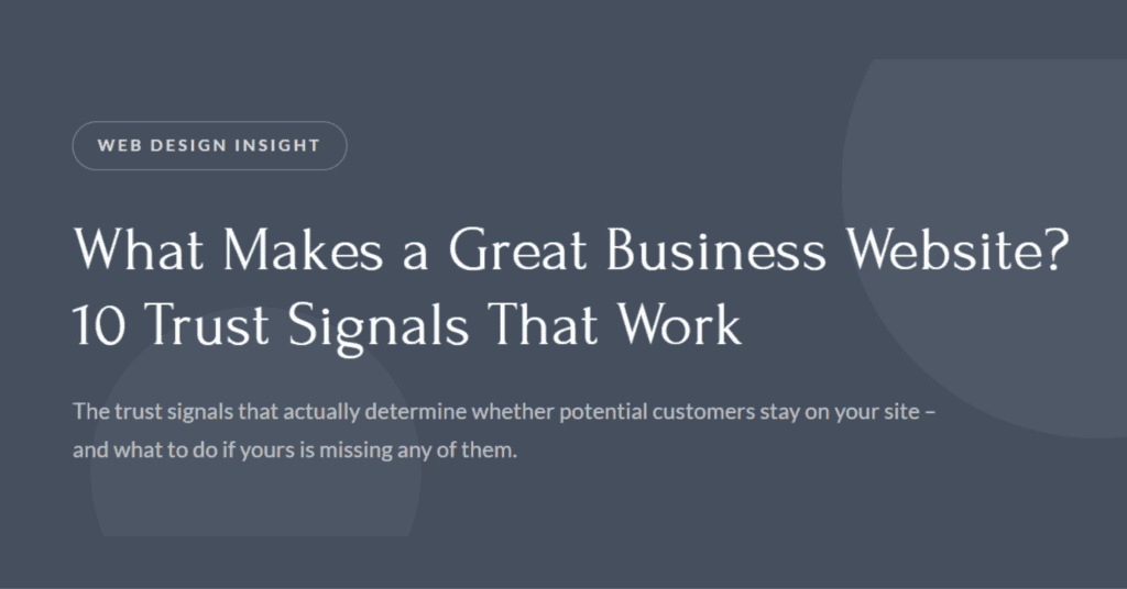 Featured Image 10 Trust Signals that work