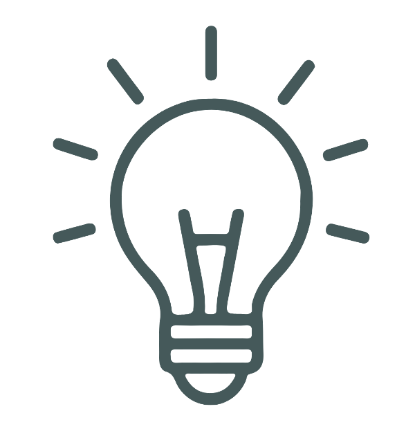 Light bulb image for ideas